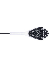 Sportsheets Sex and Mischief Lace Bondage Silicone Crop Black Whips And Crops